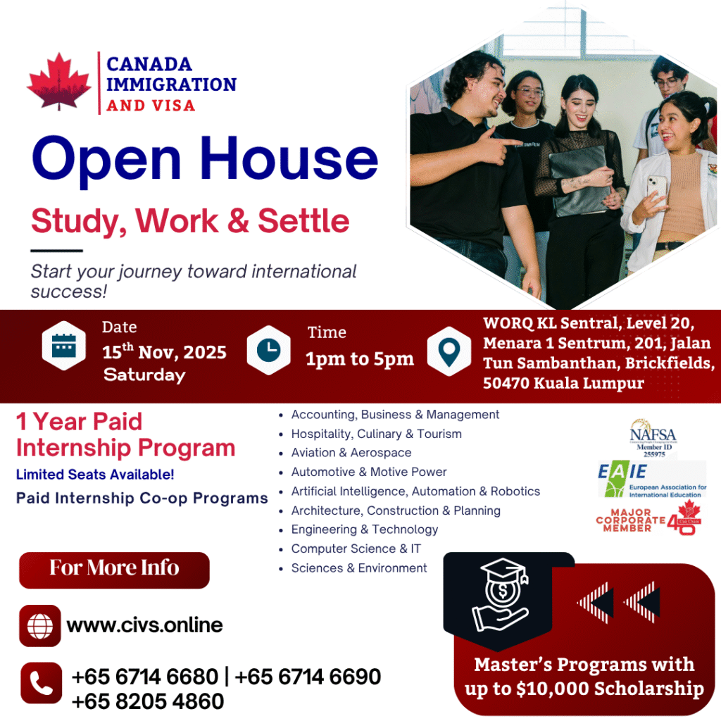 Open house, Malaysia, Study Abroad, Universities