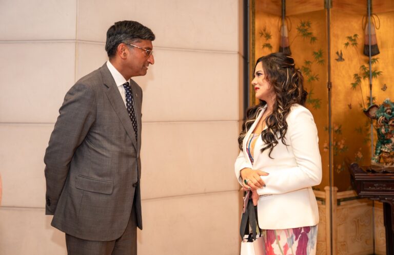 High Commissioner of Canada, with Carina Dipti Mathur, Founder – Canada Immigration and Visa (Singapore)